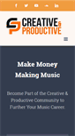 Mobile Screenshot of creativeandproductive.com